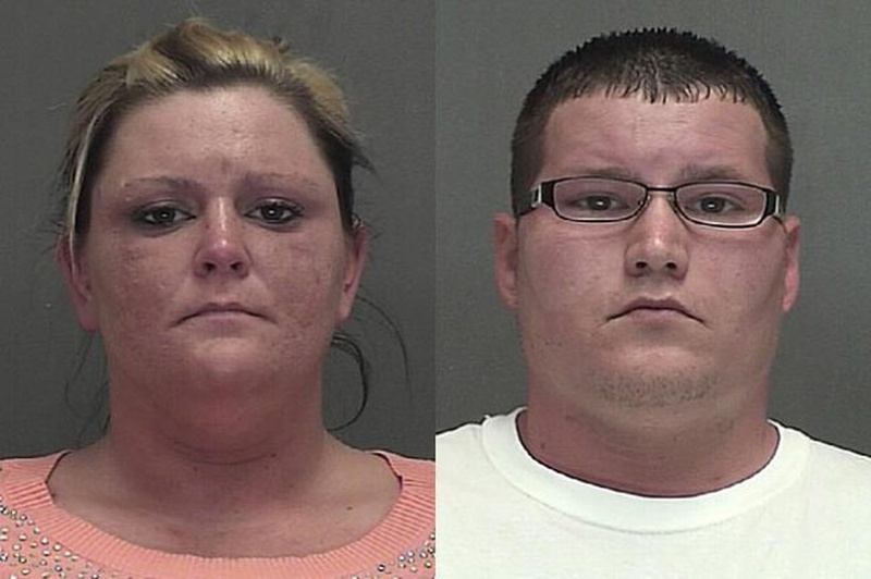 <b>Katie Heller</b> and Matthew Moore (Photos from: Brown County Jail). - 136cd0d423258588bf30b1745b5e4e81