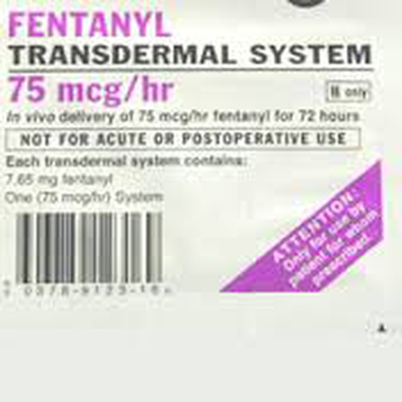 The Drug Fentanyl Patch