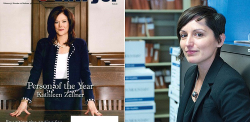 Attorneys Kathleen Zellner (left) and Tricia Bushnell. (Photos from: Twitter).
