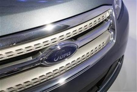 




A 2010 Ford Taurus is displayed during a Ford event in New York, August 6, 2009. REUTERS/Brendan McDermid

