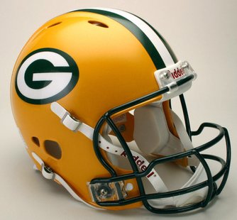 Green Bay Packers helmet.