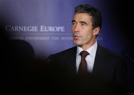 




NATO Secretary General Anders Fogh Rasmussen delivers a speech in Brussels September 18, 2009. REUTERS/Francois Lenoir

