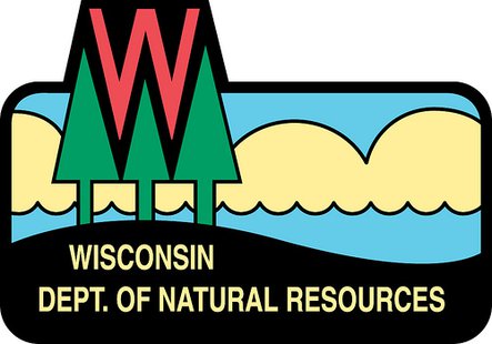 Logo of the Wisconsin Department of Natural Resources. Logo of the Wisconsin Department of Natural Resources.