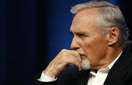 Actor Dennis Hopper attends a panel for the Starz drama series "Crash" at the Television Critics Association 2008 summer press tour in Beverly Hills, California July 11, 2008. REUTERS/Mario Anzuoni
Actor Dennis Hopper attends a panel for the Starz drama series "Crash" at the Television Critics Association 2008 summer press tour in Beverly Hills, California July 11, 2008. REUTERS/Mario Anzuoni