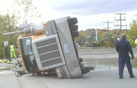 An 18-wheeler spilled 48,000 pounds of cane molasses in downtown Wausau Friday October 9. The accident happened as the truck was rounding the corner near 1st and Forest Streets. An 18-wheeler spilled 48,000 pounds of cane molasses in downtown Wausau Friday October 9. The accident happened as the truck was rounding the corner near 1st and Forest Streets.