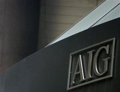The American International Group (AIG) building is seen in New York's financial district March 16, 2009. REUTERS/Brendan McDermid
The American International Group (AIG) building is seen in New York's financial district March 16, 2009. REUTERS/Brendan McDermid