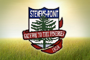 The crest of the City of Stevens Point. The crest of the City of Stevens Point.