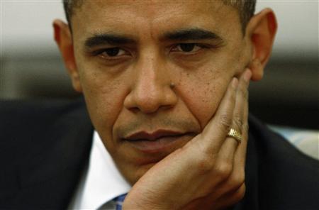 
U.S. President Barack Obama listens to questions during an interview with Reuters in the Oval Office at the White House in Washington, November 9, 2009. REUTERS/Jim Young
