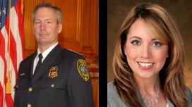 Milwaukee Police Chief Ed Flynn and Jessica McBride Milwaukee Police Chief Ed Flynn and Jessica McBride