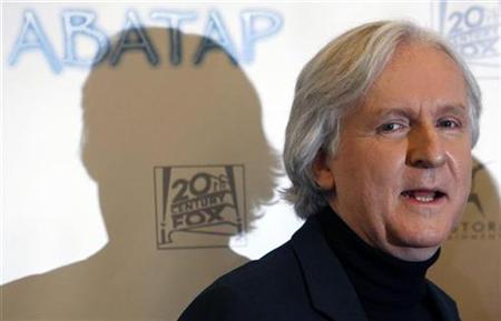 Canadian director James Cameron poses for the media to promote his latest movie "Avatar" in Moscow December 9, 2009. REUTERS/Denis Sinyakov
Canadian director James Cameron poses for the media to promote his latest movie "Avatar" in Moscow December 9, 2009. REUTERS/Denis Sinyakov