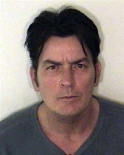 
U.S. actor Charlie Sheen is pictured in this handout photo released by the Aspen Police Department on December 25, 2009. REUTERS/Aspen Police Department/Handout
