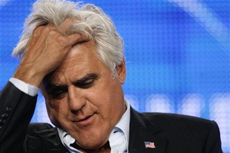 Host Jay Leno answers a reporter's question during a panel for his upcoming television series "The Jay Leno Show" at the Television Critics Association Cable summer press tour in Pasadena, California August 5, 2009. REUTERS/Mario Anzuoni
Host Jay Leno answers a reporter's question during a panel for his upcoming television series "The Jay Leno Show" at the Television Critics Association Cable summer press tour in Pasadena, California August 5, 2009. REUTERS/Mario Anzuoni