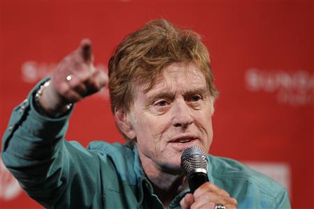 Actor, director, and Sundance Film Festival founder Robert Redford answers a question regarding his history with photographer Ron Galella during the opening news conference on the first day of the 2010 Sundance Film Festival in Park City, Utah January 21, 2010. REUTERS/Lucas Jackson
Actor, director, and Sundance Film Festival founder Robert Redford answers a question regarding his history with photographer Ron Galella during the opening news conference on the first day of the 2010 Sundance Film Festival in Park City, Utah January 21, 2010. REUTERS/Lucas Jackson
