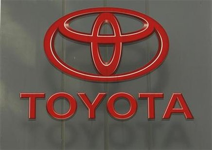 The logo of Toyota Motor Corp's is pictured outside Tsutsumi plant, where the Prius hybrid is assembled in Toyota, central Japan February 8, 2010. REUTERS/Yuriko Nakao
The logo of Toyota Motor Corp's is pictured outside Tsutsumi plant, where the Prius hybrid is assembled in Toyota, central Japan February 8, 2010. REUTERS/Yuriko Nakao