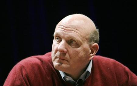 
Microsoft CEO Steve Ballmer listens to a question during his keynote address at the Search Marketing Expo in Santa Clara, California March 2, 2010. REUTERS/Robert Galbraith
