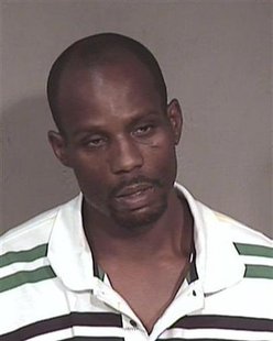 
Earl Simmons, also known as hip hop star DMX, is shown in this police booking mugshot from the Maricopa County Sheriff's Department released May 9, 2008. REUTERS/Maricopa County Sheriff Department/Handout
