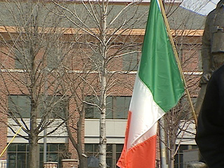 Irish Flag in Green Bay