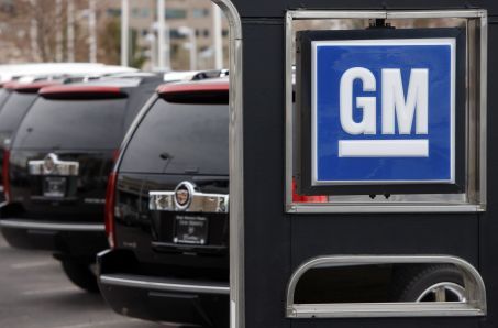 A General Motors dealership near Denver, Colo. Photo courtesy of the Associated Press.