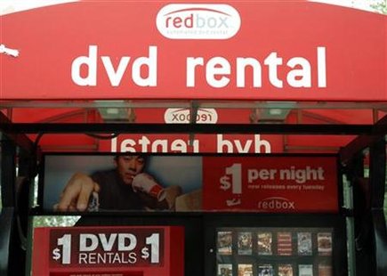 
A Redbox automated DVD rental kiosk is seen in Golden, Colorado September 16, 2009. REUTERS/Rick Wilking
