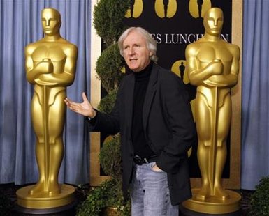 
James Cameron, nominee for best director for "Avatar", arrives at the nominees luncheon for the 82nd annual Academy Awards in Beverly Hills, California February 15, 2010. REUTERS/Mario Anzuoni
