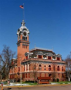 The historic Lincoln County courthouse in Merrill, WI