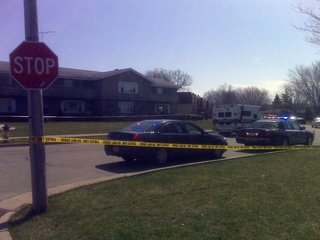 Police in Neenah investigate suspcious death. (Courtesy of FOX 11). Police in Neenah investigate suspcious death. (Courtesy of FOX 11).