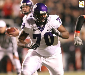 TCU guard Marshall Newhouse, the Green Bay Packers 5th round compensatory pick (courtesy of Sportingnews.com). TCU guard Marshall Newhouse, the Green Bay Packers 5th round compensatory pick (courtesy of Sportingnews.com).