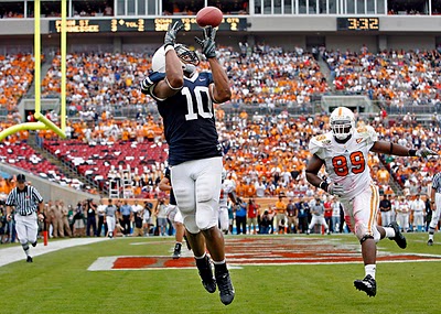 Photo of Penn State TE Andrew Quarless, the Green Bay Packers 5th round selection (courtesy of mdogblog.com) Photo of Penn State TE Andrew Quarless, the Green Bay Packers 5th round selection (courtesy of mdogblog.com)