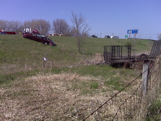 Fatal crash on Highway 41 northbound at Shawano Avenue (courtesy of FOX 11). Fatal crash on Highway 41 northbound at Shawano Avenue (courtesy of FOX 11).