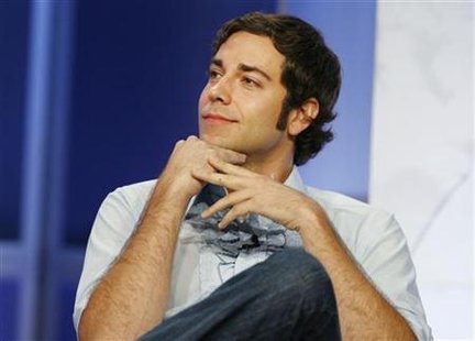 Actor Zachary Levi from the NBC series "Chuck" takes part in a panel discussion at the NBC Universal summer press tour in Beverly Hills, California July 21, 2008. REUTERS/Fred Prouser
Actor Zachary Levi from the NBC series "Chuck" takes part in a panel discussion at the NBC Universal summer press tour in Beverly Hills, California July 21, 2008. REUTERS/Fred Prouser