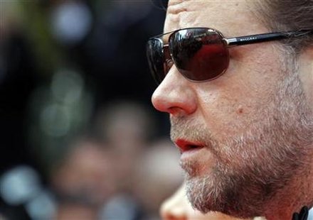 Cast member Russell Crowe arrives for the screening of Cast member Russell Crowe arrives for the screening of