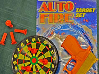 The Auto Fire toy target set (courtesy of the CPSC).