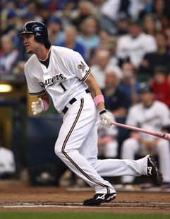 Corey Hart of the Milwaukee Brewers. Corey Hart of the Milwaukee Brewers.