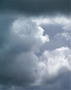 Storm clouds. Storm clouds.