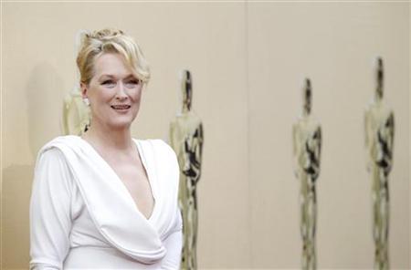 
Meryl Streep, best actress nominee for "Julie &amp; Julia," arrives at the 82nd Academy Awards in Hollywood, March 7, 2010. REUTERS/Mario Anzuoni
