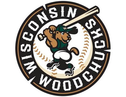 The Wisconsin Woodchucks baseball team logo The Wisconsin Woodchucks baseball team logo