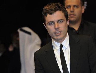 U.S. actor Casey Affleck arrives for the opening ceremony of the 5th edition of the Dubai International Film Festival December 11, 2008. REUTERs/Jumana El Heloueh
U.S. actor Casey Affleck arrives for the opening ceremony of the 5th edition of the Dubai International Film Festival December 11, 2008. REUTERs/Jumana El Heloueh