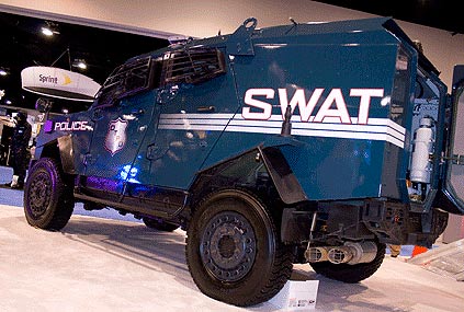 The Marathon County sheriff's department is looking to purchase this Sandcat model armored truck from the Oshkosh Corporation. The Marathon County sheriff's department is looking to purchase this Sandcat model armored truck from the Oshkosh Corporation.