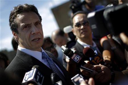 
New York Attorney General Andrew Cuomo attends a news conference in New York in this June 30, 2010 file photo. REUTERS/Mike Segar

