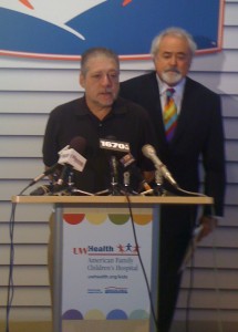 An attorney speaks at a news conference after a girl was injured on a Wisconsin Dells thrill ride. (Photo/Wisconsin Radio Network) An attorney speaks at a news conference after a girl was injured on a Wisconsin Dells thrill ride. (Photo/Wisconsin Radio Network)