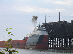 Ore Boat in Two Harbors