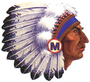 The Mukwanogo High School chief logo. The Mukwanogo High School chief logo.