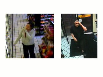 These images provided by the Green Bay Police Dept. show the suspects in an Aug. 14, 2010, robbery at the W. Walnut Shell.