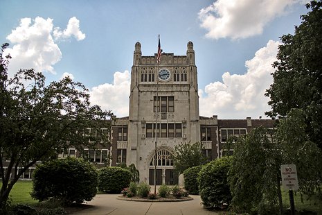 Woodrow Wilson Middle School in Downtown Terre Haute, IN
