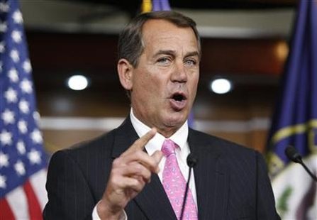House Republican leader John Boehner (R-OH) in Washington, March 19, 2010. REUTERS/Hyungwon Kang
House Republican leader John Boehner (R-OH) in Washington, March 19, 2010. REUTERS/Hyungwon Kang