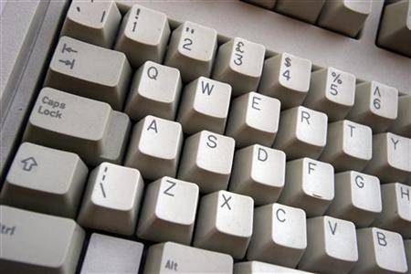 
A generic picture of a computer keyboard. OFFPO REUTERS/Catherine Benson
