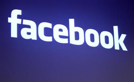 
The Facebook logo is shown at Facebook headquarters in Palo Alto, California May 26, 2010. REUTERS/Robert Galbraith
