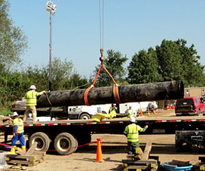 EPA Picture Of Broken Oil Pipe EPA Picture Of Broken Oil Pipe