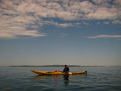 Kayaking on Lake Superior