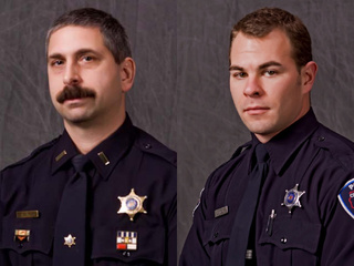 Appleton Police Lt. Carlos del Plaine, left, and Ofcr. Jason Lidbury were involved in a shooting Sept. 8, 2010. (courtesy of FOX 11).